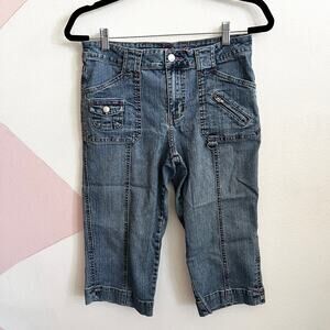 Vintage Arizona Denim Capri Jeans Y2K 2000s Streetwear Medium‎